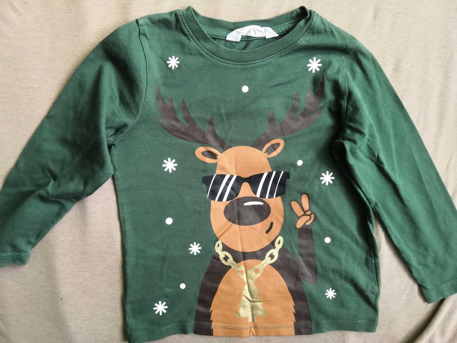 Top swiąteczny chłopięcy H&M r.98/104