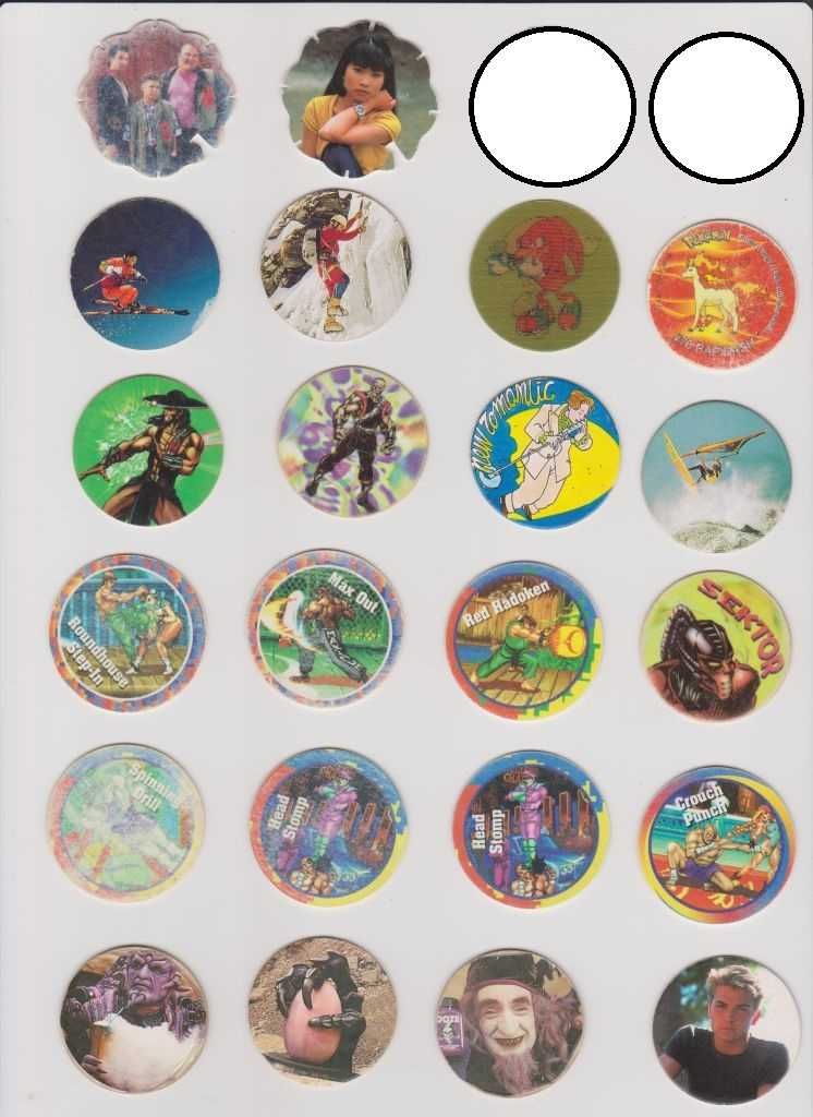 102 Tazos variados