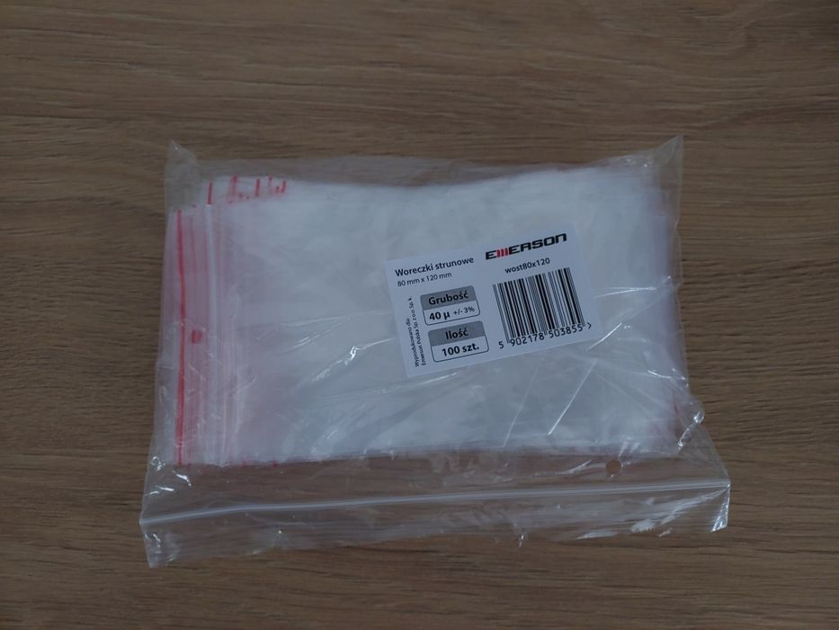 Woreczki strunowe 80 szt. 8 x 12 cm