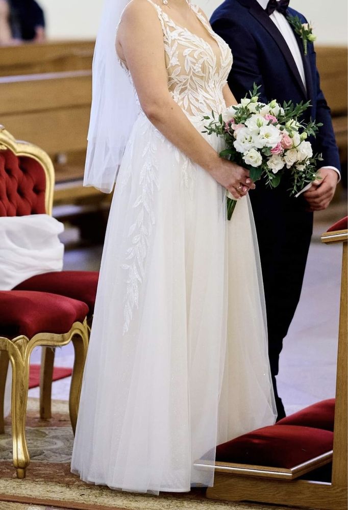 Suknia ślubna + welon