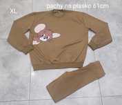 Bluza plus legginsy gratis! XL brąz