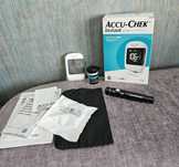 Accu-Chek Instant Glukometr i zestaw startowy paski nakłuwacz nowy