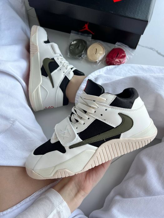 Jordan x Travis Scott Cut The Check Green White Black