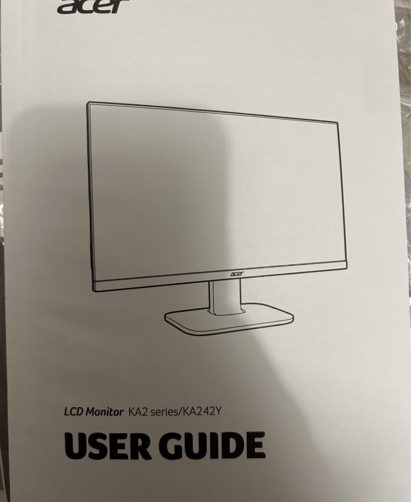 Monitor acer LCD utilizado 1 dia como novo