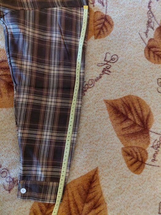 Клетчатая тёплая рубаха