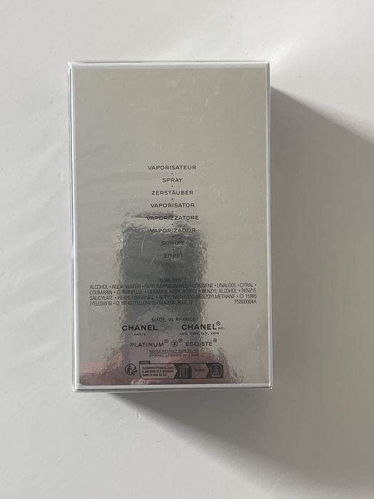 Perfumy CHANEL ÉGOÏSTE PLATINUM Pour Homme w pojemności 100 ml