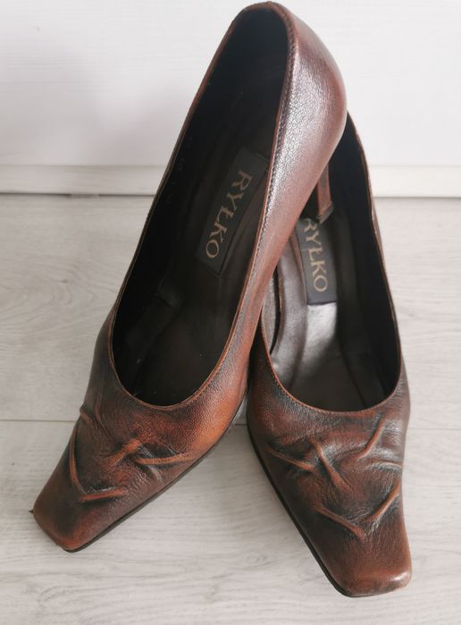 Buty skórzane Ryłko roz 37