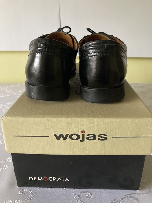 Półbuty Skórzane Wizytowe Premium Eleganckie Casualowe