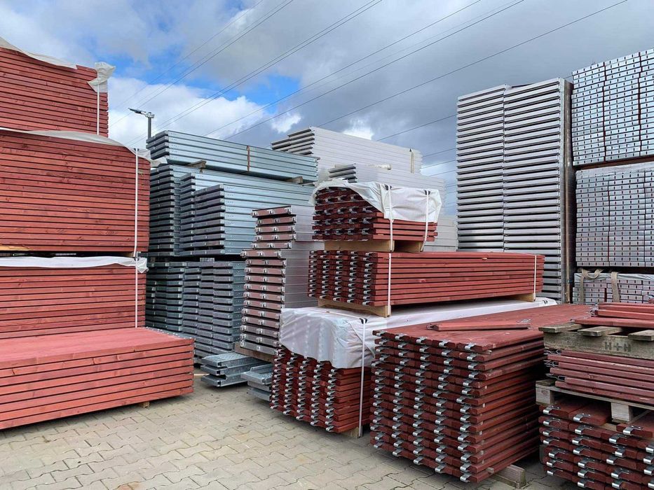 Rusztowania typ Plettac 8,5x12m Rusztowanie 102m2 Nowe nie używane