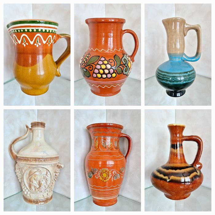 Кувшин ваза штоф Васильківська майоліка керамика