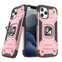 Etui Ochronne Wozinsky Ring Armor do iPhone 14 Pro Max - Różowe Złoto