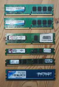 Kilka kości pamięci DDR2, 6,5 GB