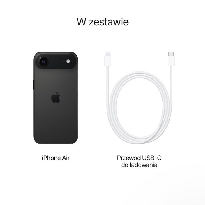 Nowy IPhone Air Space Black 1TB - fabrycznie zapakowany