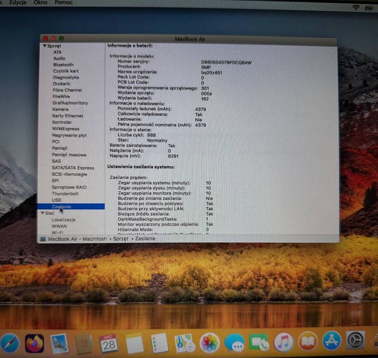 MacBook Air 13 Late 2010 dobry stan