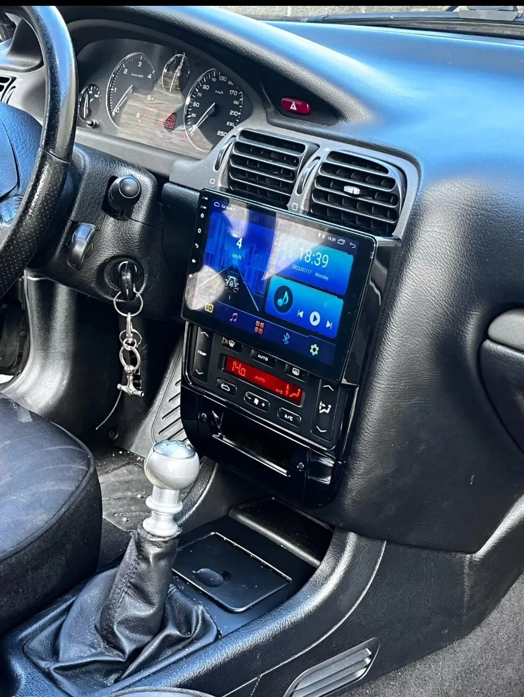 Rádio Peugeot 406 Android 12 com GPS (Novo)