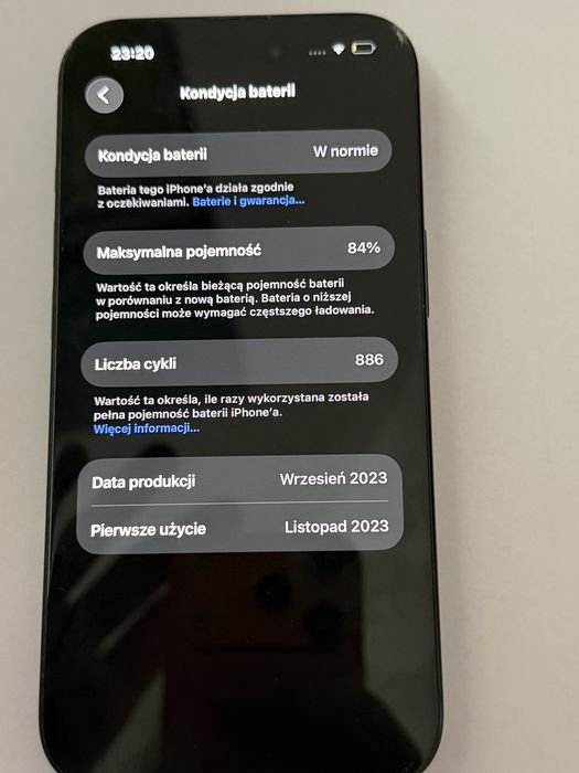 Iphone 15 128gb czarny
