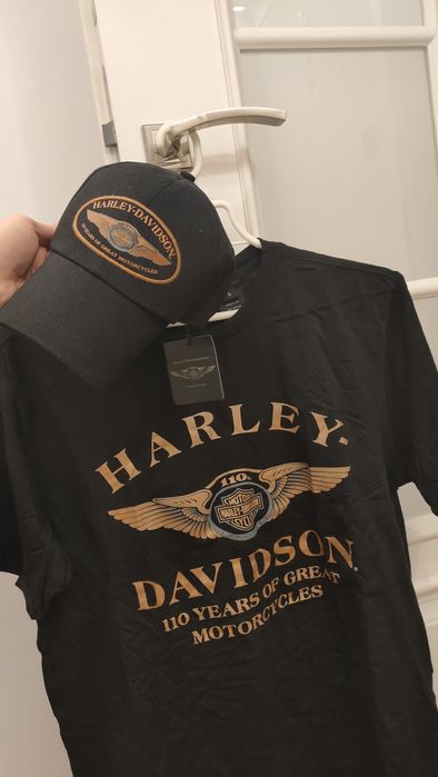 Harley Davidson - koszulka, czapka i brelok