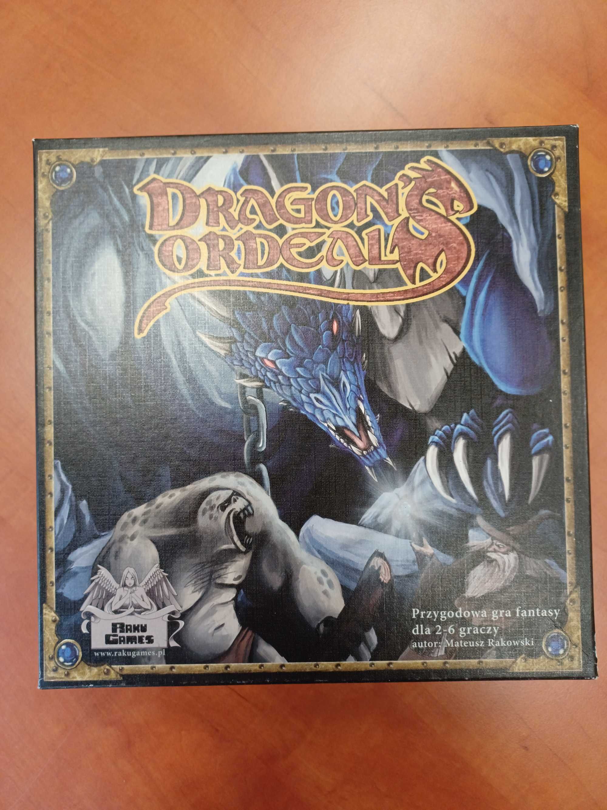 Gra planszowa Dragon's Ordeal - przygodowa gra fantasy kolekcjonerska