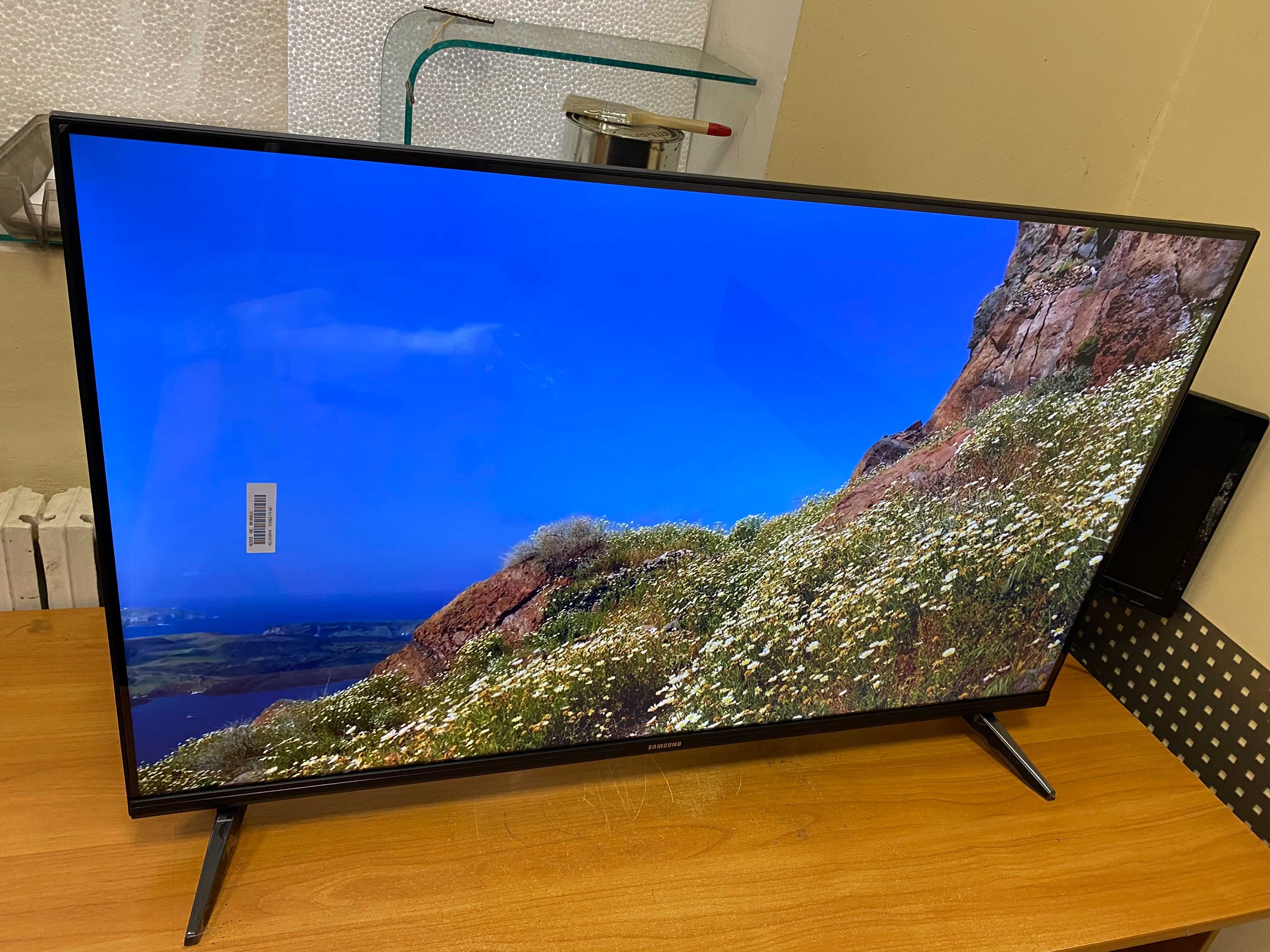 Телевизоры Samsung 4К SmartTV 45 с ГОЛОСОВЫМ управлением WIFI самсунг