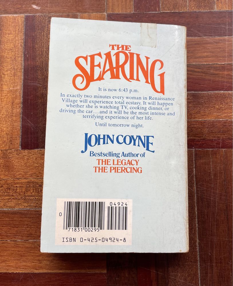 Livro: "The Searing", de John Coyne