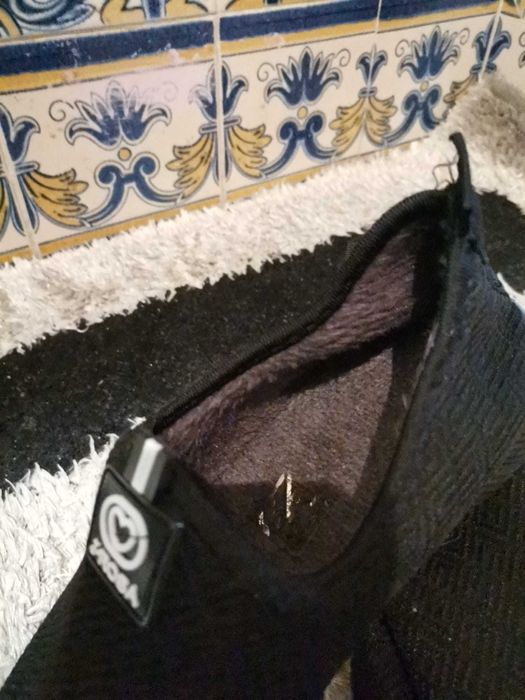 Sapato Homem de tecido com pêlo por dentro Nr.39