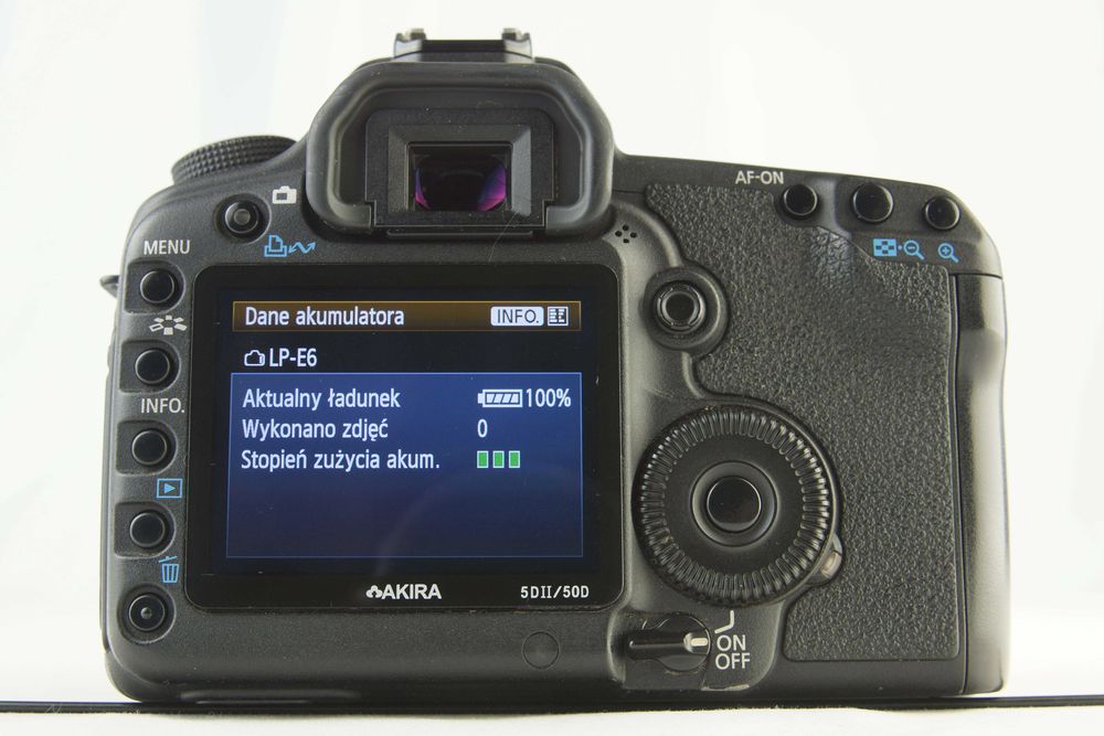 Aparat CANON EOS 5D Mark II 21.1Mp Body 38.559 zdjęć 16GB Gwarancja FV
