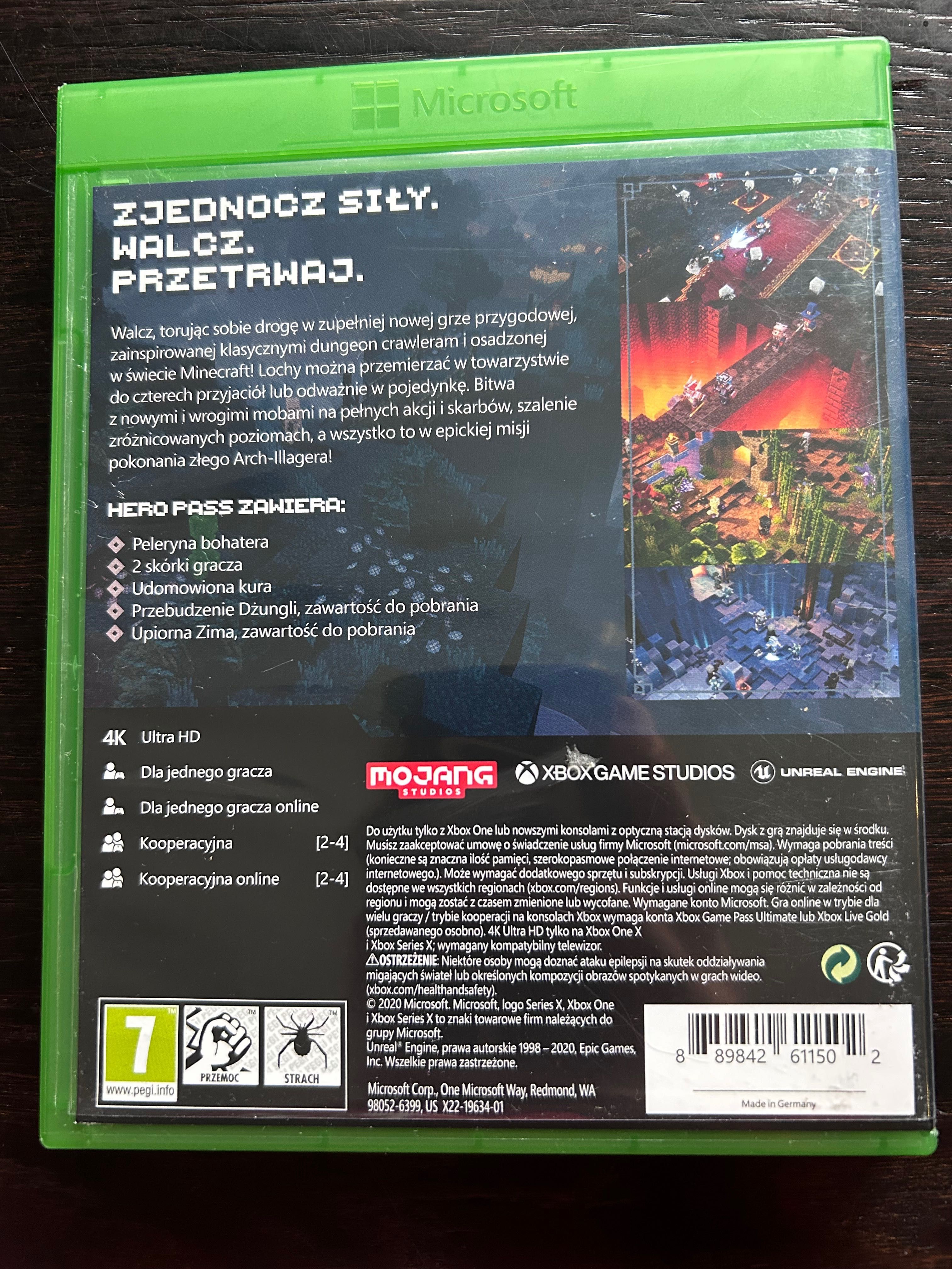 Minecraft dungeons hero edition Xbox