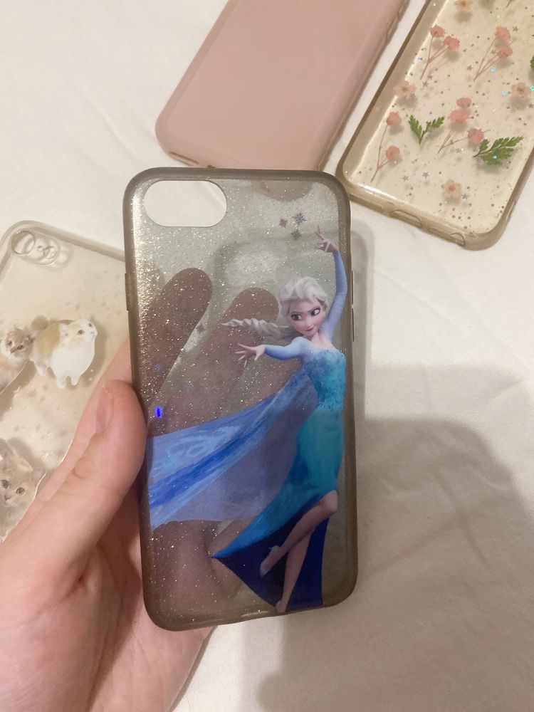 Zestaw 4 case na iphone 8