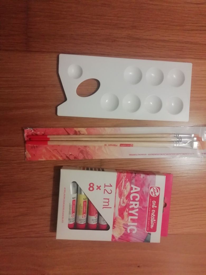 Kit pintura acrílica novo