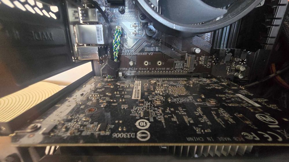 PC Win11 Home AMD Ryzen5 16GB RAM SSD256GB+HDD500GB GTX 1050 Ti