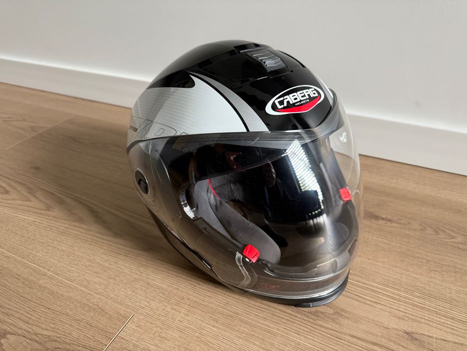 Kask motocyklowy Caberg Hyper X + interkom Just Speak HyperX rozmiar M