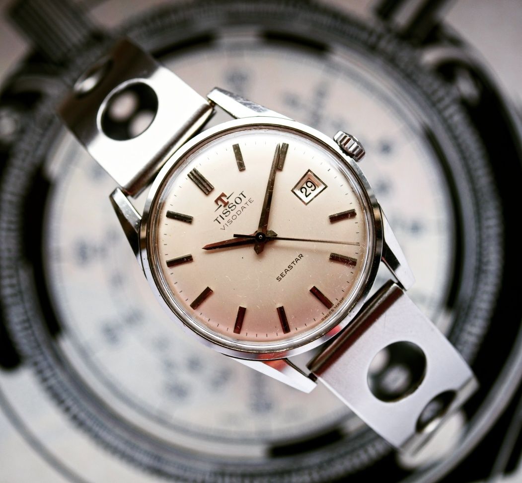 Tissot Visodate Seastar swiss made zegarek szwajcarski vintage mechnik