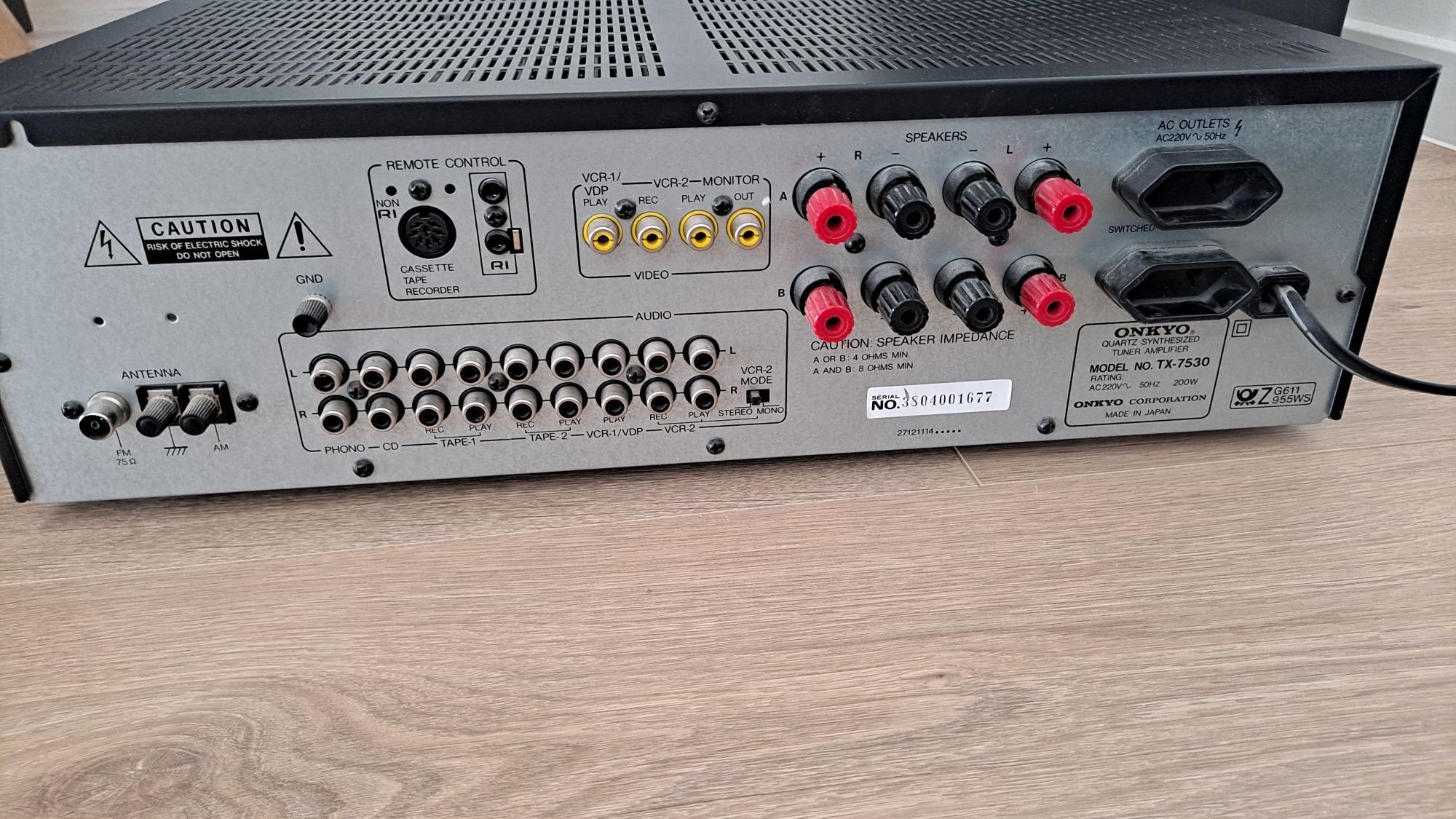 Onkyo 7530 amplituner stereo+kolumny