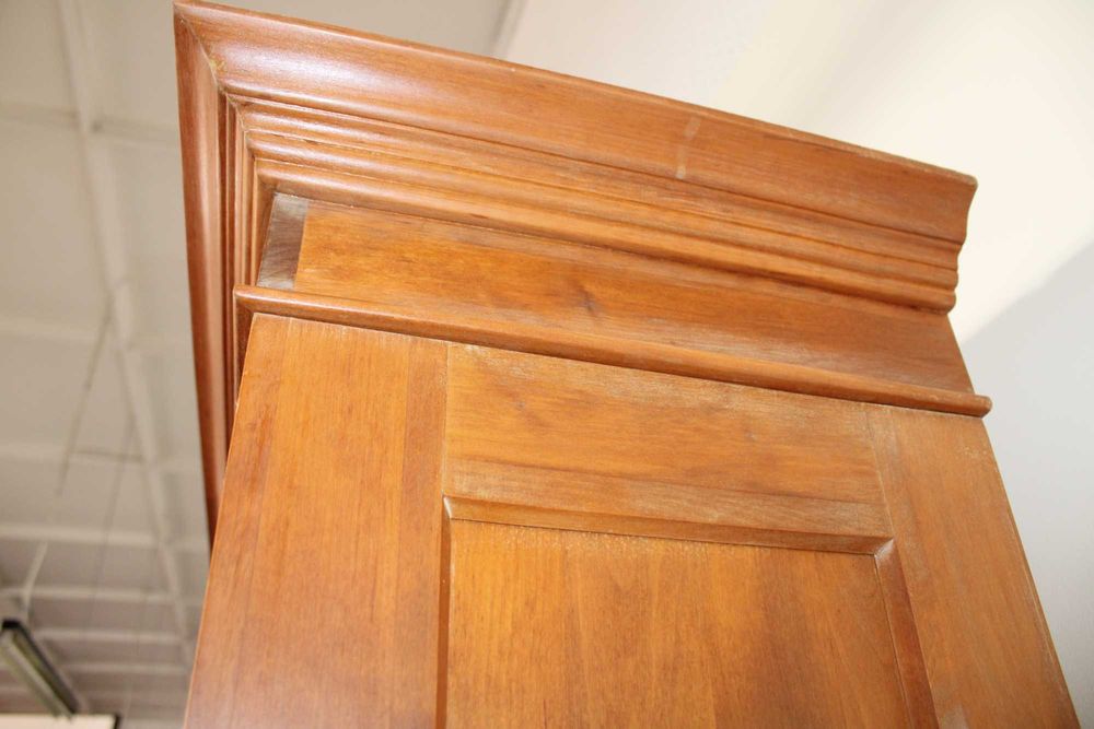 Regał drewniany masywny vintage stylizowany farmhouse