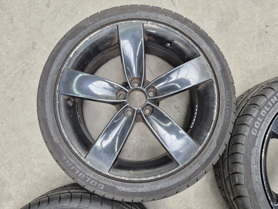 Felgi aluminiowe 17" 5x100 7J ET40 57.1mm opony koła 205/45 7mm 2024r