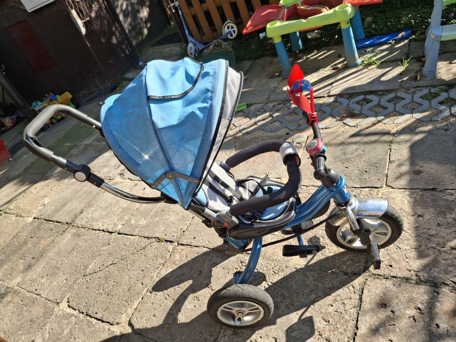 Rowerek trójkołowy AVANTI Anti-UV – z rączką do prowadzenia