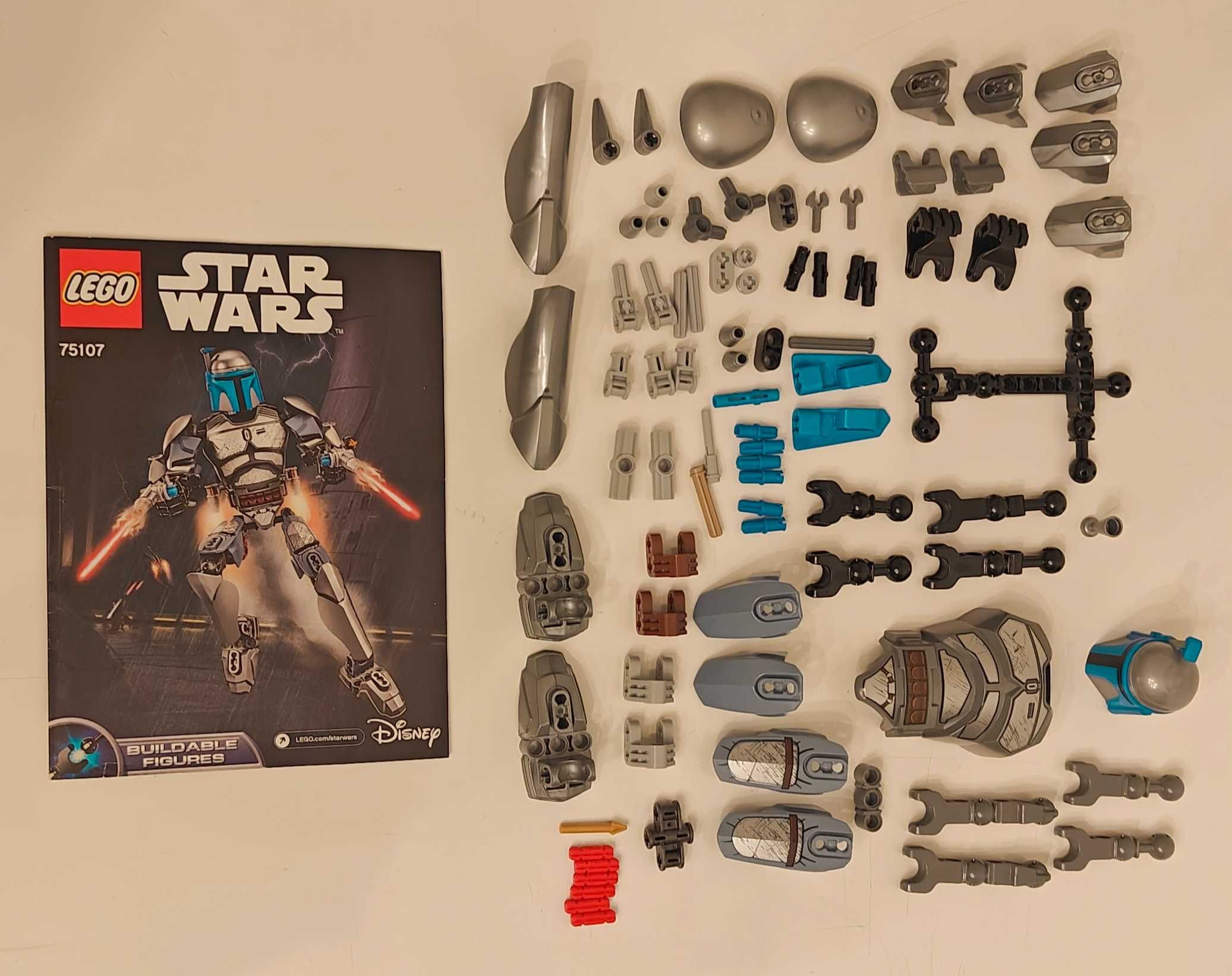 Komplet Klocki LEGO 75107 Star Wars Jango Fett stan bardzo dobry