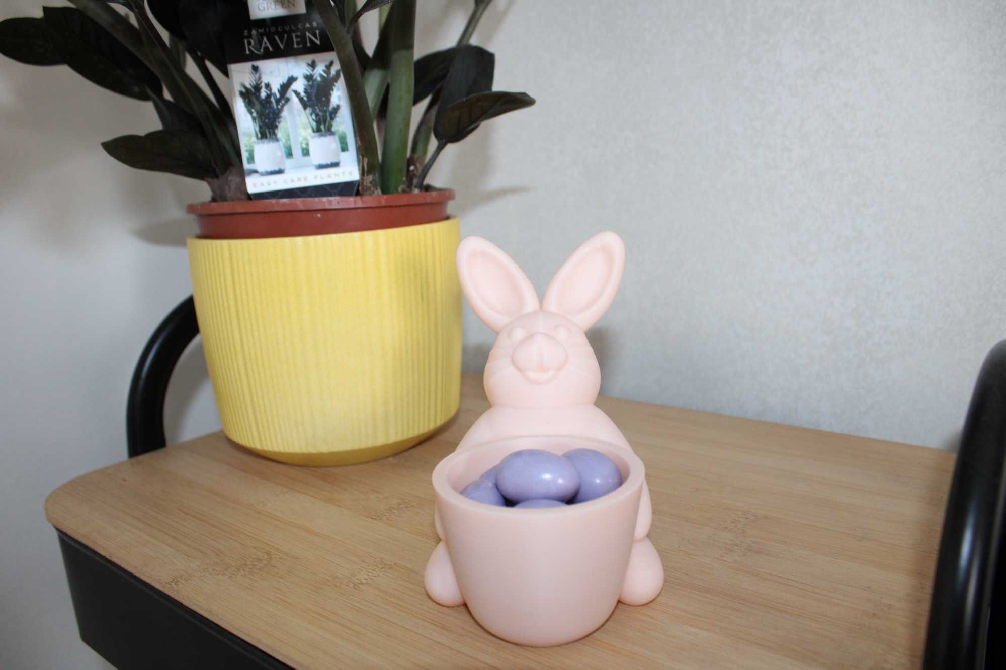 Coelhinho Porta-Amêndoas em 3D
