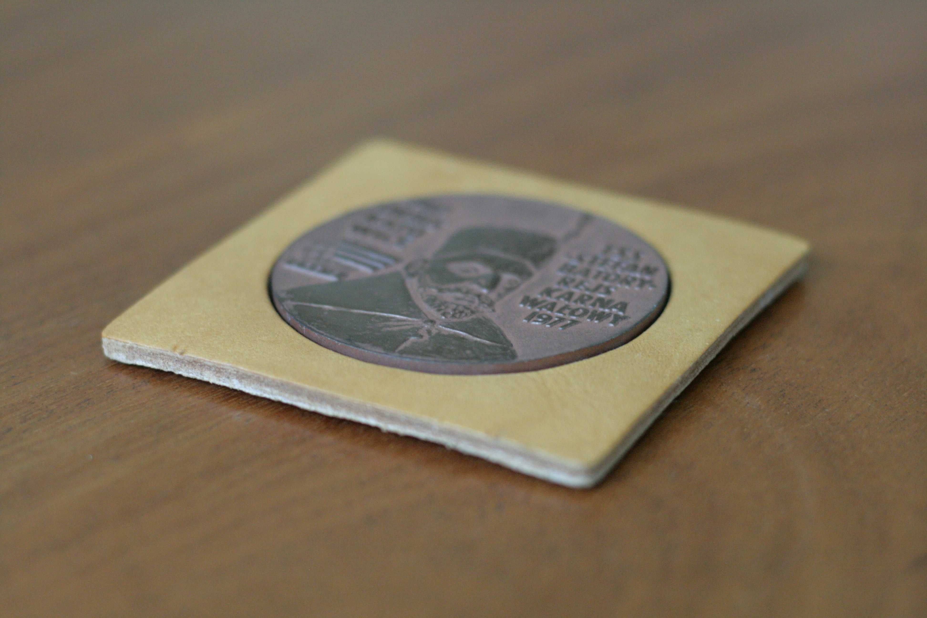 Medal Stefan Batory rejs karnawałowy 1977 Orbis plakieta PRL