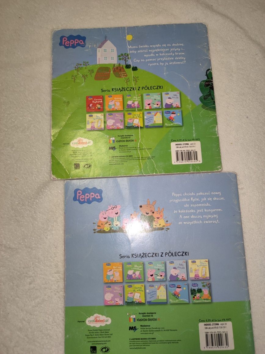 Książeczki Świnka Peppa - 2 sztuki