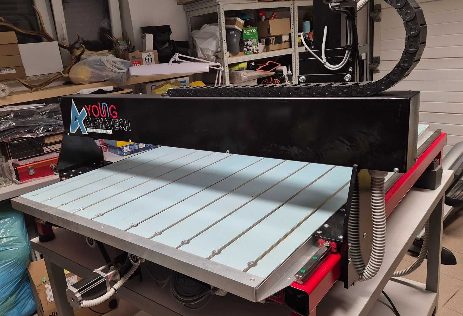Ploter-Frezarka CNC - ALPHATECH Young 150cm x 105cm + skaner - NOWA
