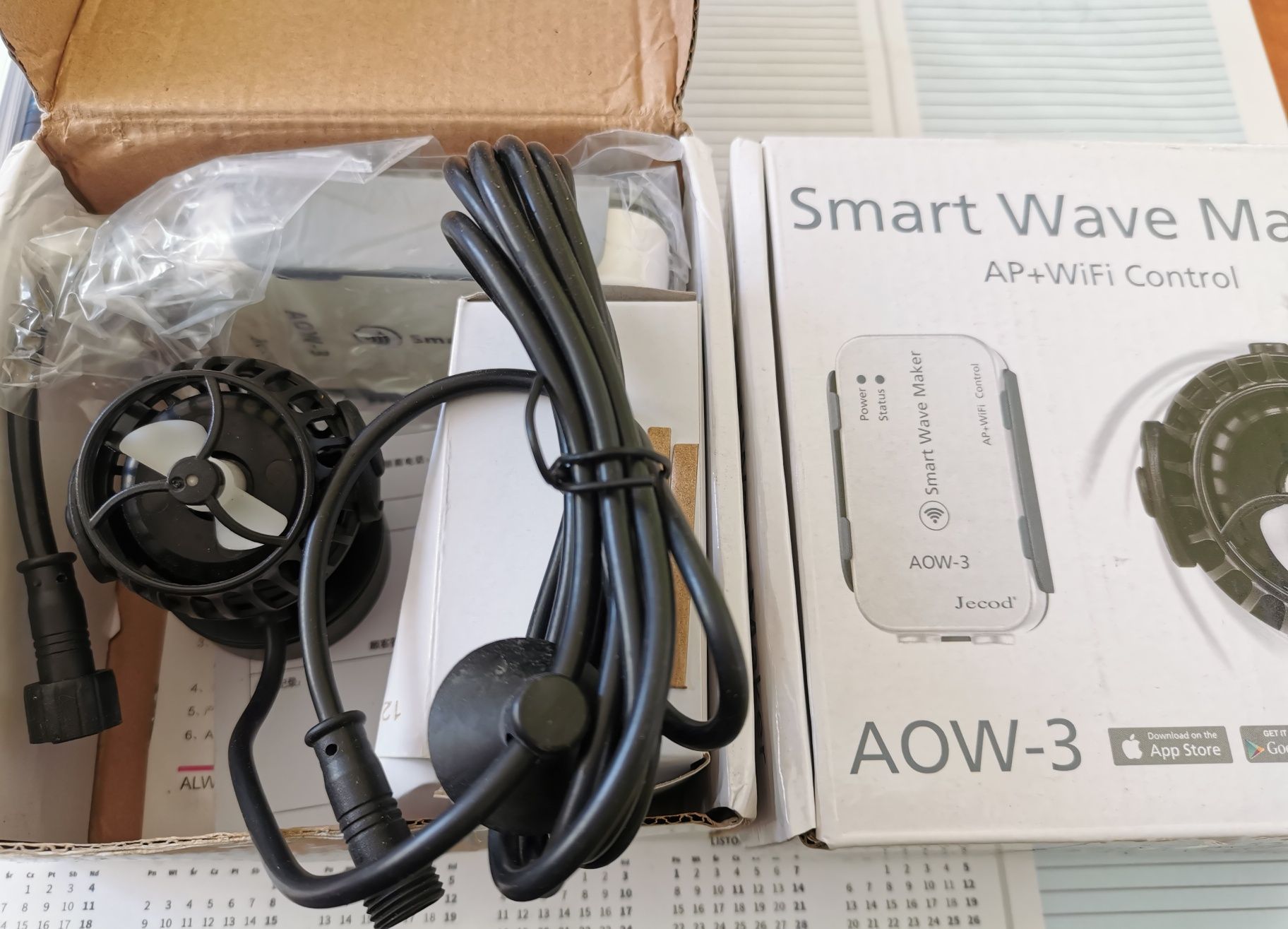 Jebao Jecod AOW-3 cyrkulator falownik pompa WiFi - nowy - akwarium mor