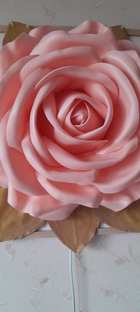 3D obraz-lampa róża.