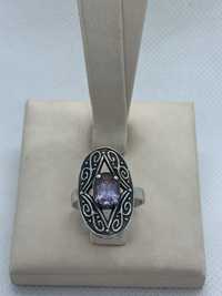 Кольцо серебро 875 александрит