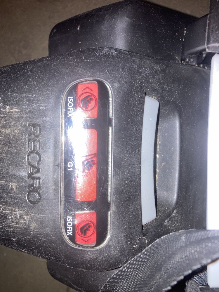 Fotelik Recaro Optiafix Ruby Isofix 9-18kg Pasy Zagłówek OchronaBoczna