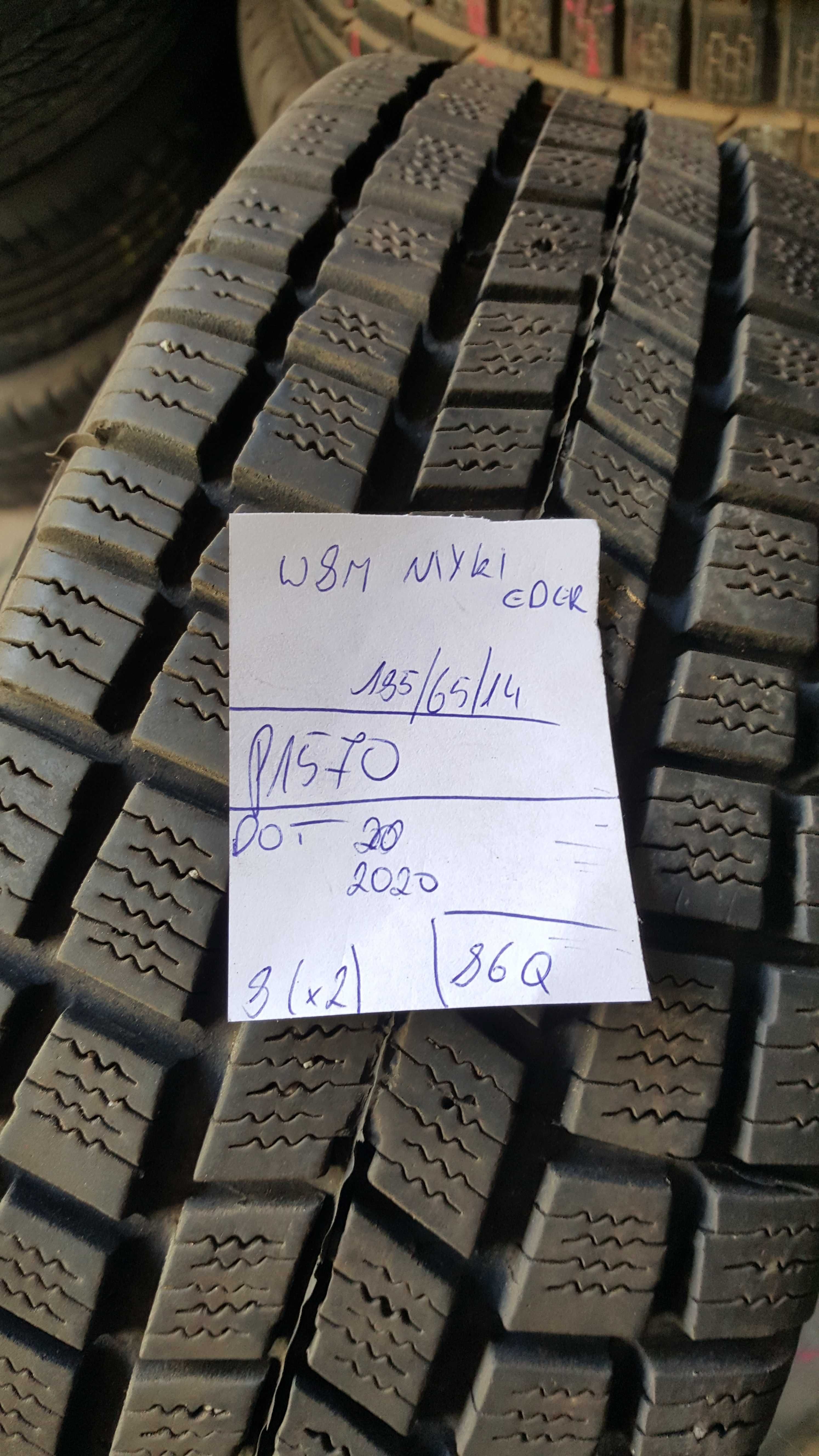 [2szt] Bieżnikowane 185/65 r14 Całoroczne /// 8mm!!! MONTAŻ 2020r