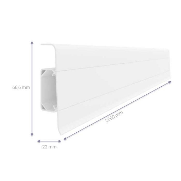 Listwa przypodłogowa VOX VILO ESQUERO 601 Biała