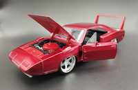 1:24 JadaToys1969 Dodge Charger Daytona Metallic Red Fast & Furious