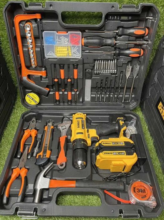 Шуруповерт Девольт DeWalt 24V + 2 акумулятори + кейс, потужний