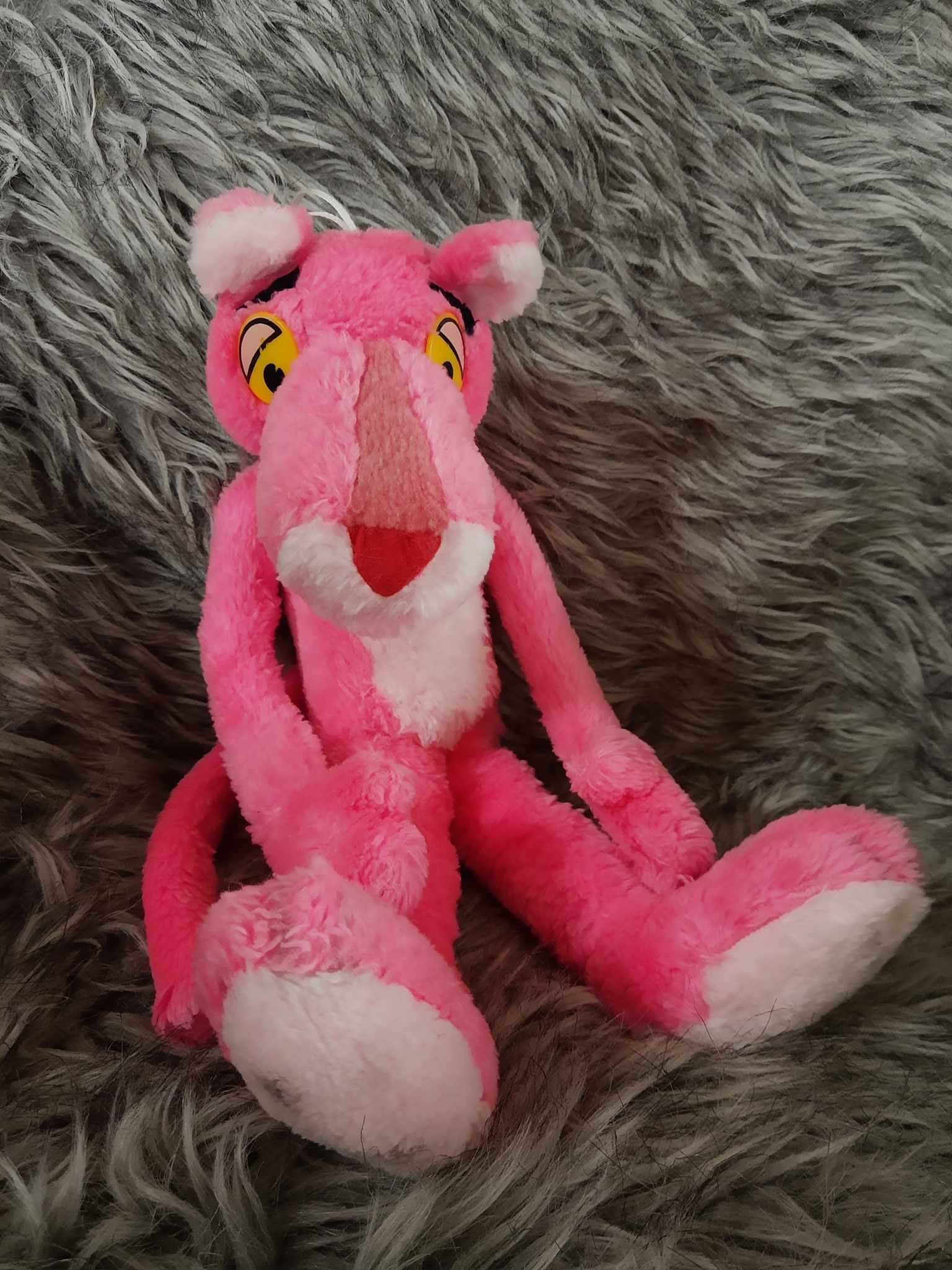 Stara maskotka Różowa Pantera 1981 rok vintage Pink Panther 45cm PRL